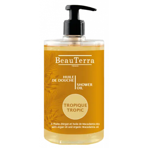 Beau Terra Shower Oil   Tropic  750ml