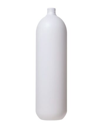 1000 Ml  Mat Hvid Plastflaske   Hdpe   24 410