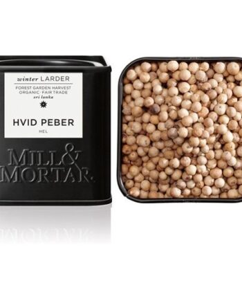 Mill   Mortar Hvid Peber Hel ø  50g