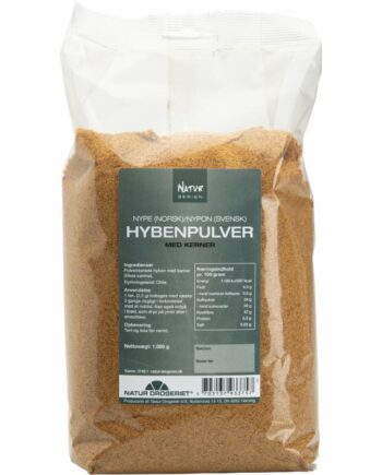 Hybenpulver Fint Med Frø   1 Kilo