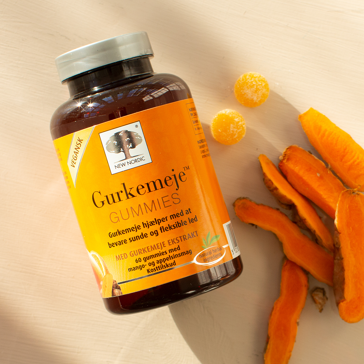 New Nordic Gurkemeje Gummies 60 Stk