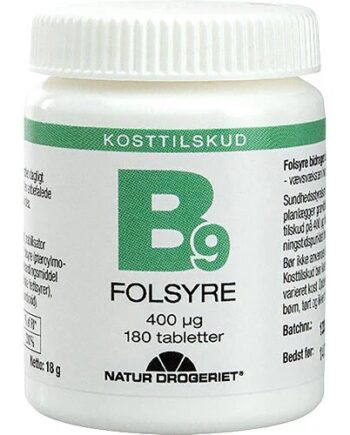 Folsyre økonomikøb 400  G   180 Tabletter