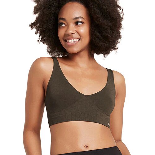 Shaper Crop Bra Dark Olive Str  Xl