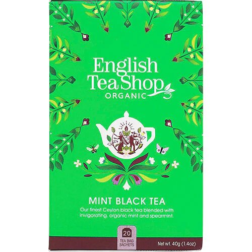 Mint Black Tea øko 20 Breve