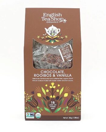 Chocolate  Rooibos   Vanilla Tea øko    15 Breve