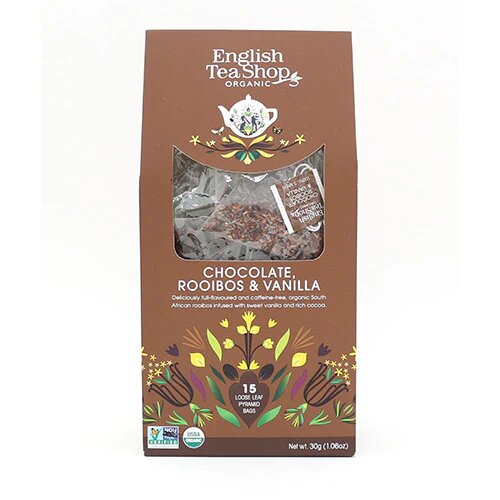 Chocolate Rooibos Vanilla Tea øko 15 Breve