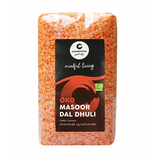 Røde Linser Masoor Dal øko 500 Gram