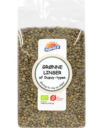 Grønne Linser Af Dupuy Typen øko    500 Gram