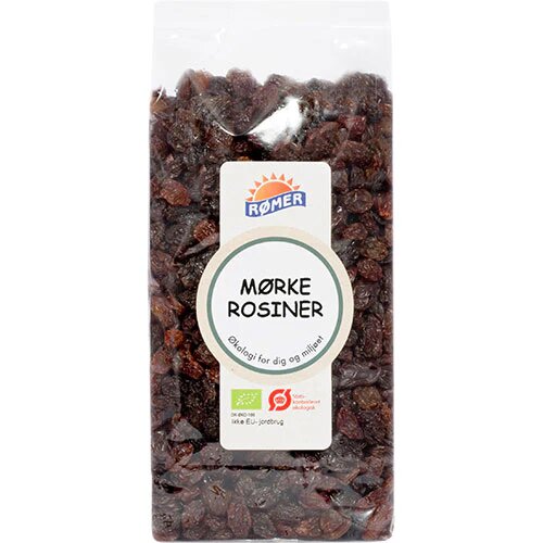 Rosiner Mørke øko 500 Gram