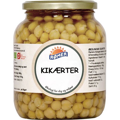 Kikærter I Vand øko 660 Gram
