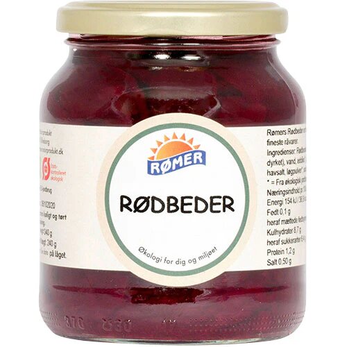 Rødbeder I Glas øko 340 Gram