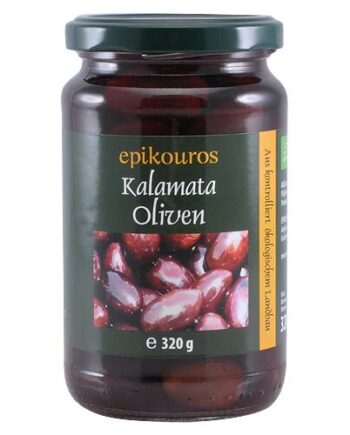 Oliven Kalamata M  Sten øko    320 Gram