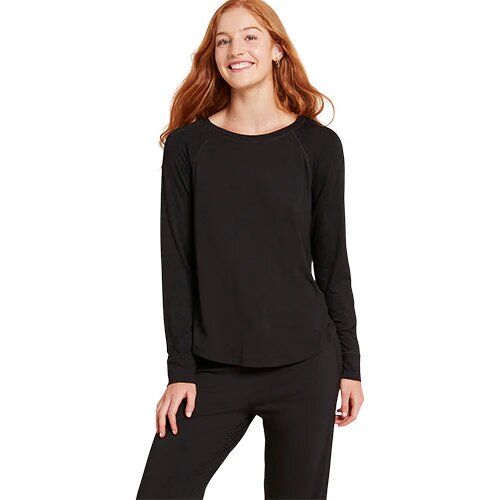 Goodnight Raglan Sleep Top Black M