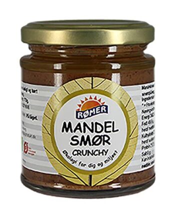 Mandelsmør Crunchy Glutenfri øko    170 Gram