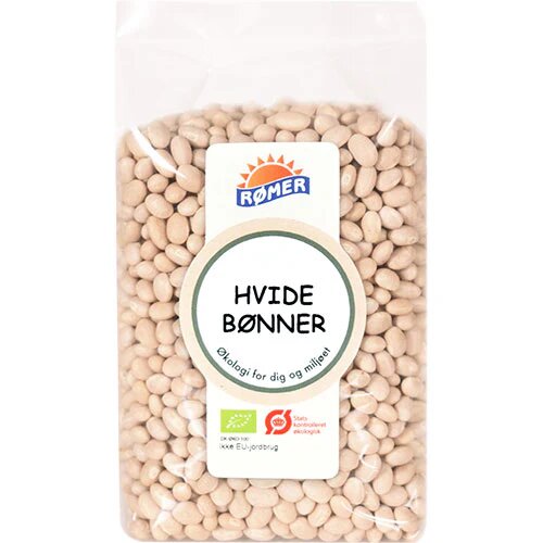 Bønner Hvide øko 500 Gram