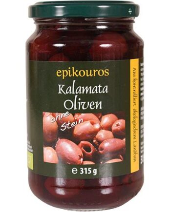 Oliven Kalamata U  Sten øko    315 Gram