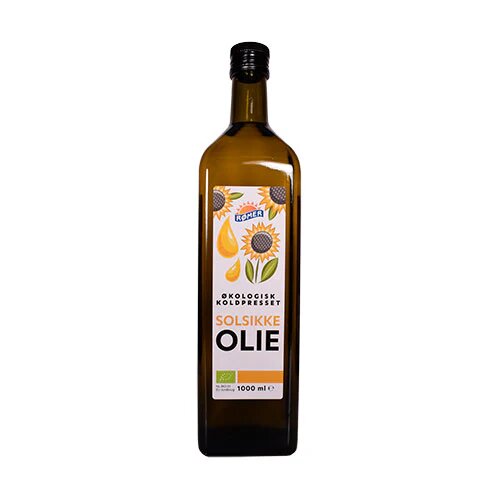Solsikkeolie Koldpresset øko 1 Liter