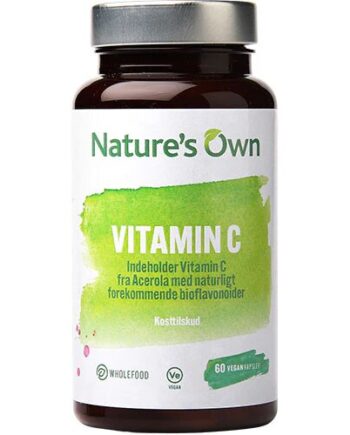 Vitamin C Acerola Wholefood   60 Kapsler
