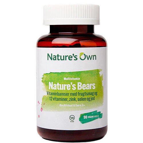 Multivitaminer Nature S Bear 90 Stk