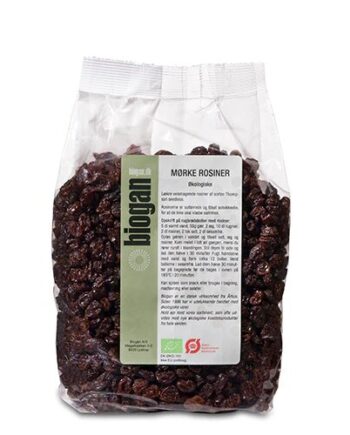 Rosiner Mørke øko    1 Kg