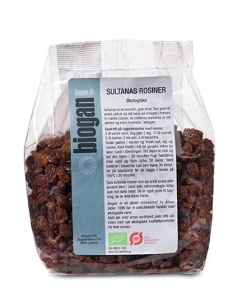 Rosiner Sultanas øko     500 Gram