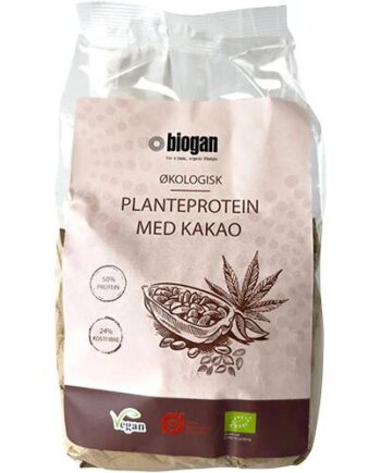 Planteprotein M  Kakao Vegansk øko    450 Gram
