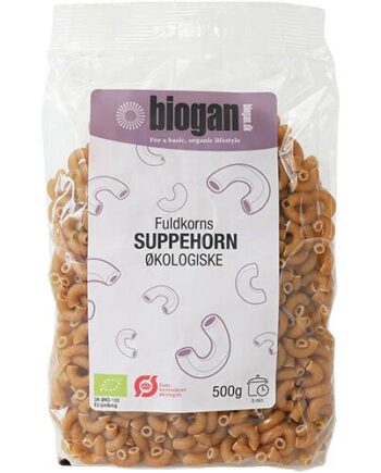 Fuldkorns Suppehorn øko    500 Gram