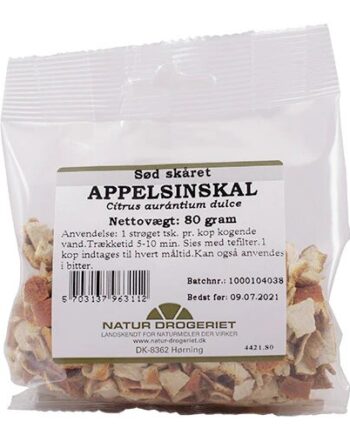 Appelsinskal Skåret   80 Gram