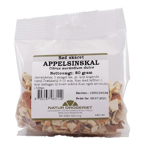 Appelsinskal Skåret 80 Gram