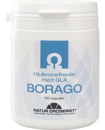 Borago Hjulkroneolie   180 Kapsler