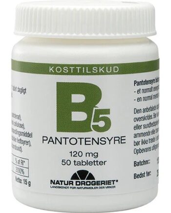 Pantotensyre 120 Mg