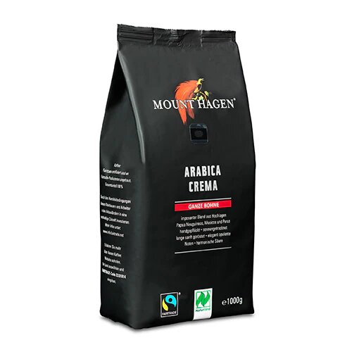 Kaffebønner Arabica Crema øko 1 Kg