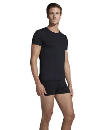 Men S Crew Neck T Shirt Sort Str  Xl