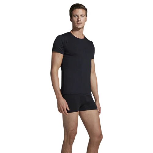 Men S Crew Neck T Shirt Sort Str  Xl