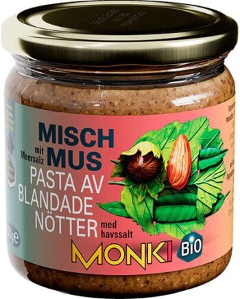 Hasselnød  Mandelsmør ø Monki   330 Gram