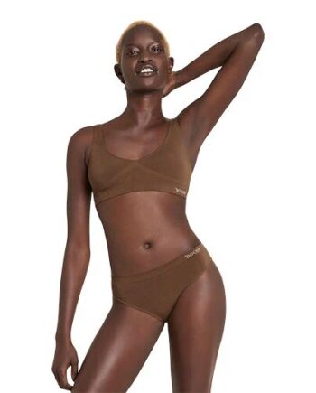 Padded Shaper Crop Bra Nude 6 Str  S