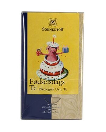 Fødselsdags Te ø Sonnentor   18 Breve