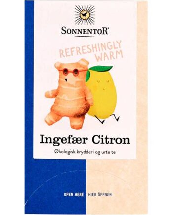 Ingefær Citron Te ø Sonnentor   18 Breve