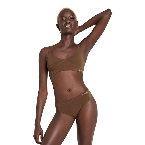 Padded Shaper Crop Bra Nude 6 Str  L