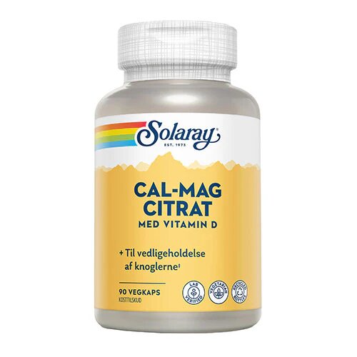 Cal Mag Citrat Med Vitamin D 90 Kapsler