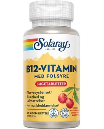 B12 Vitamin Med Folsyre   90 Tabletter