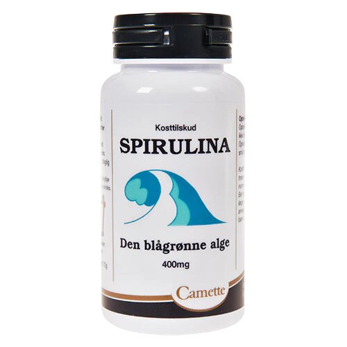 Spirulina Den Blågrønne Alge 180 Tabletter