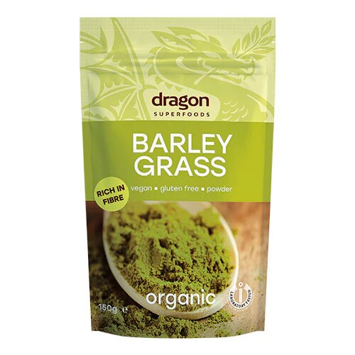 Byggræs ø Dragon Superfoods 150 Gram