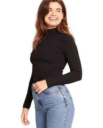 Women S Ribbed Turtleneck Top Sort Str  Xl