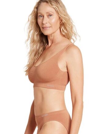 Padded Shaper Crop Bra Nude 2 Str  S