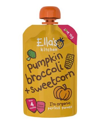 Babymos ø Græskar  Broccoli   Sweetcorn   120 Gram