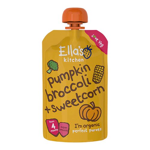 Babymos ø Græskar Broccoli Sweetcorn 120 Gram