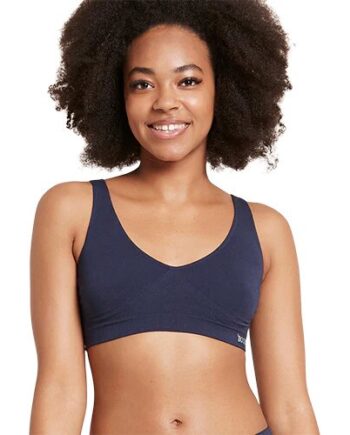 Shaper Crop Bra Navy Str  Xs