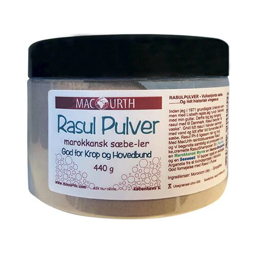 Rasul Pulver Marokkansk Sæbe Ler 440 Gram