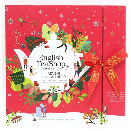 Julekalender Te Book Style Rød øko 1 Stk